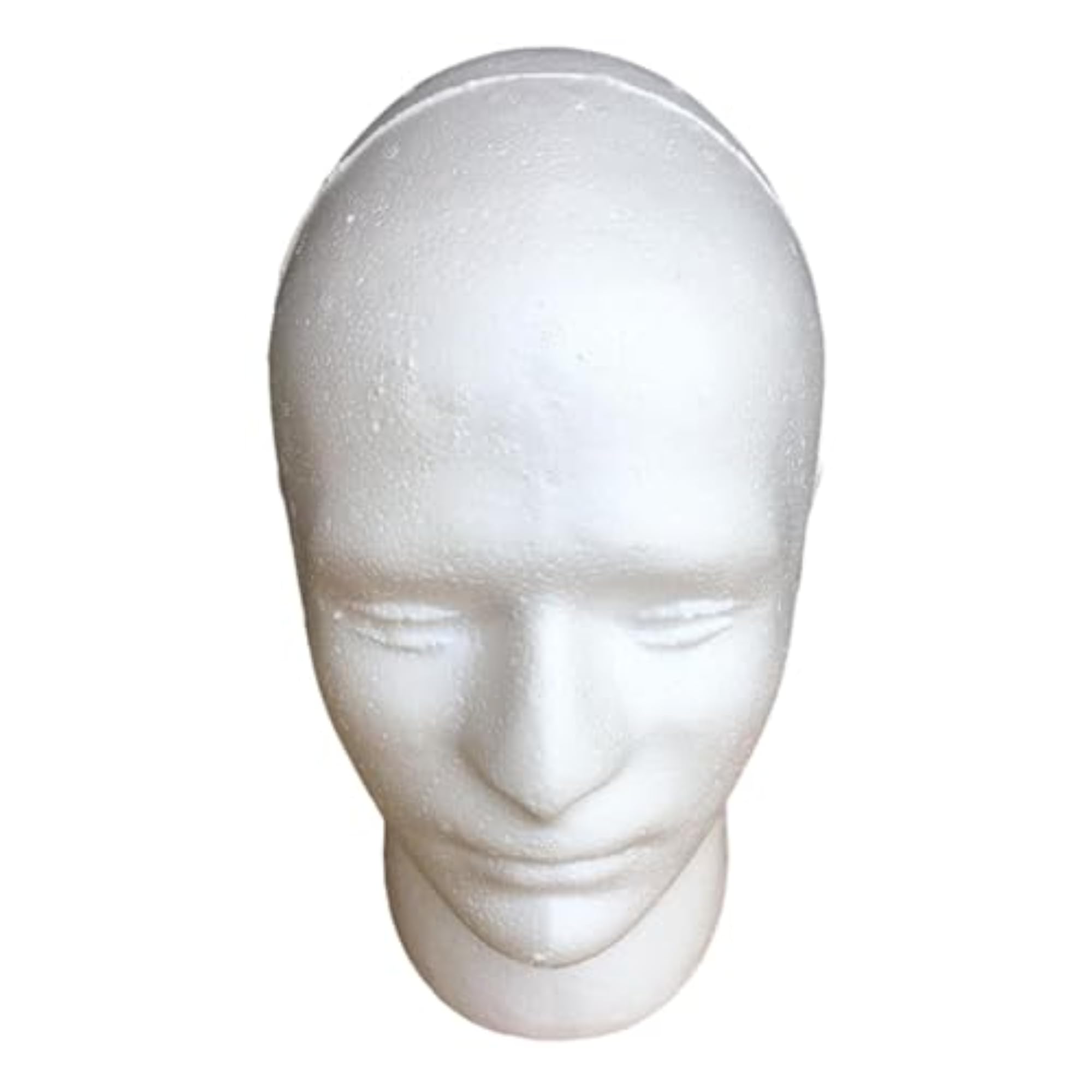 Male Mannequin Head Black Display Stand Model for Headphone Headwear