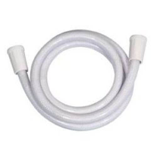 Merriway BH00884 Shower Hose White PVC 1.5M Taper Collar-1 Pcs