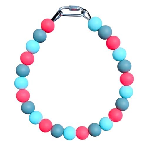OKGN Collars Silicone Bead Collar - Waterproof - 100% Non-Toxic - Scent Free & Odor Resistant All Breeds - Good Vibes (20)