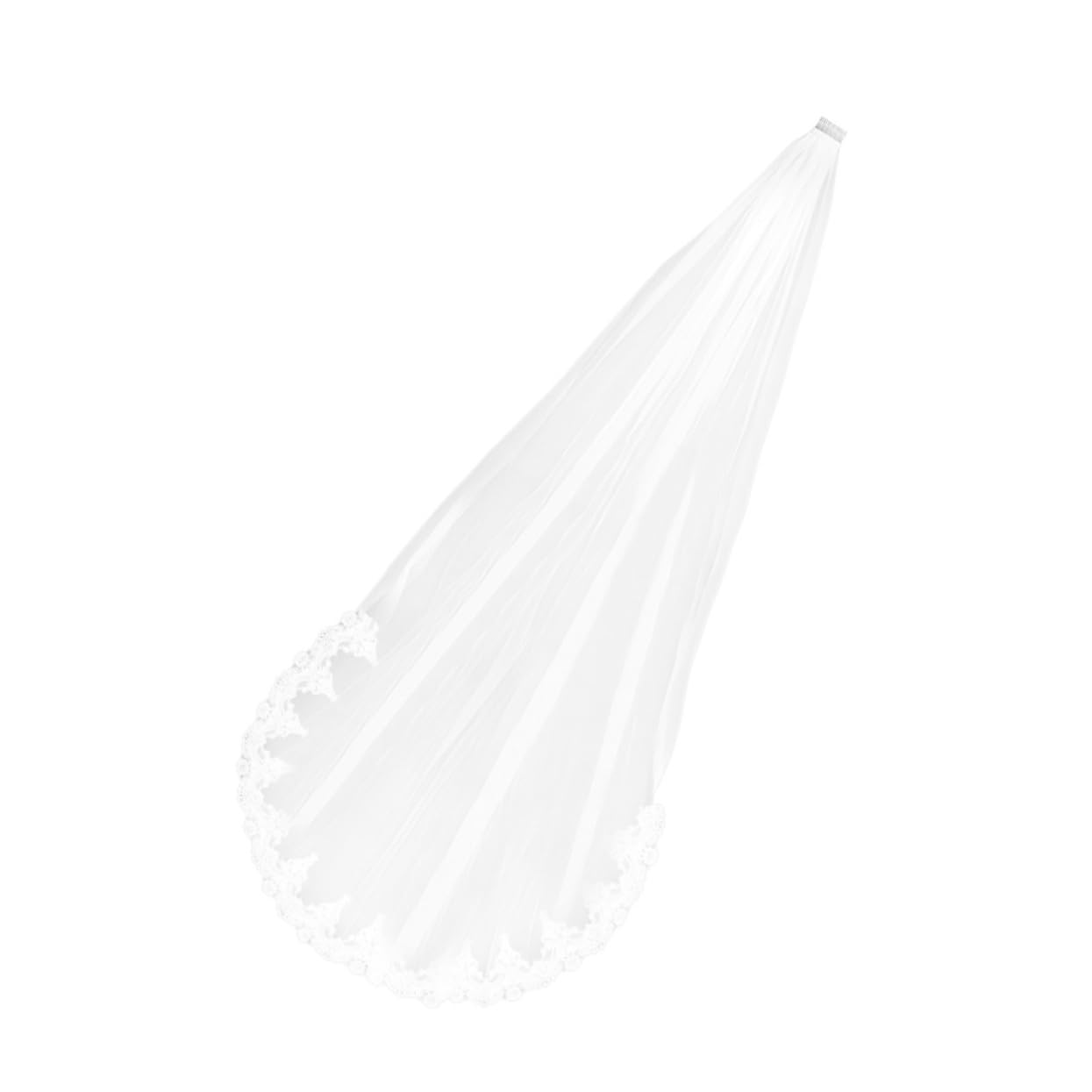 SHERCHPRY 2stücke Lange -hochzeits-schleier Mit Eleganter Brautschleier Feinem Material Für Unvergessliche Hochzeitsmomente Für Bräute Und Hochzeitsfeiern