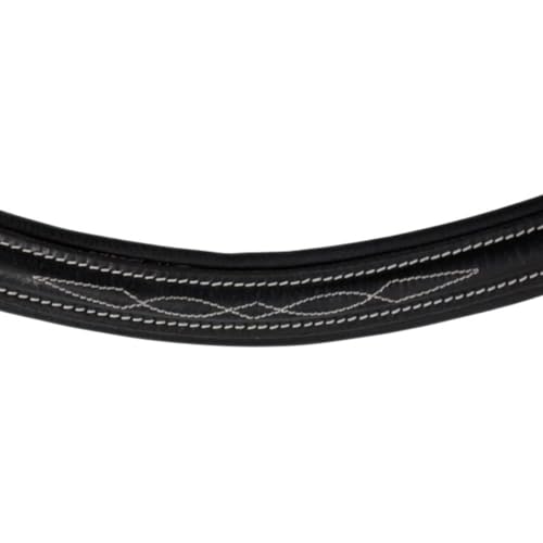 Foto von Kerbl 326138 Trensenzaum Classic Leder, Schwarz, Cob