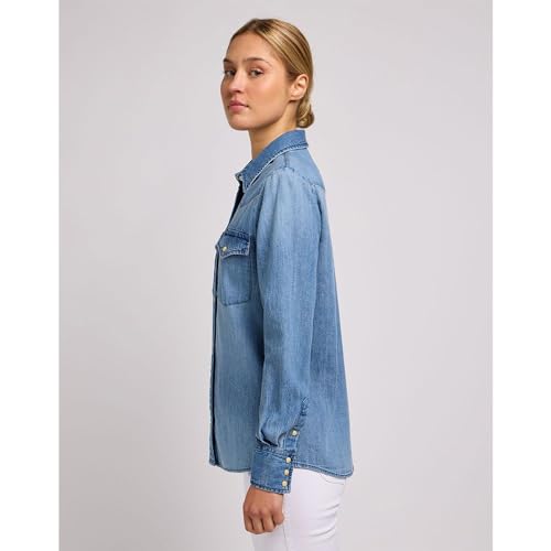 Lee Regular Western Shirt Mt Range Size XS - 4