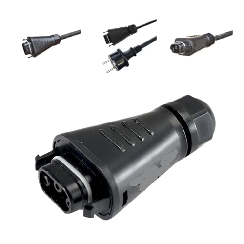 Conector de campo de 3 pines para sistemas fotovoltaicos e inversores 4
