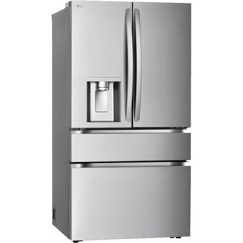 LG 29 cu. ft. Smart Standard Depth MAX French Door Refrigerator with Full Convert Drawer in PrintProof Stainless Steel LF29H8330S - Image 3