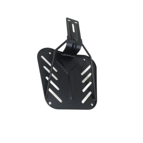 Portaequipajes de motocicleta de hierro con base de placa trasera para fijacion de bolsas