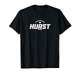 Hurst Texas TX Vintage Athletic Sports Logo T-Shirt