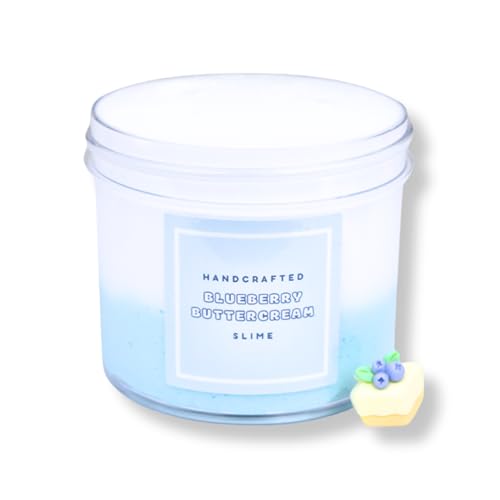 Blueberry Buttercream Slime (SCENTED) | Handmade Slime | Hippocampe Slimes (4OZ)