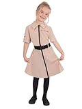 Smiffys Ghostbusters Girls Fancy Dress Costume Dress with Belt Official Licensed Movie Outfit for Halloween Parties Role Play Book Week, Age 4-6 - Image 4
