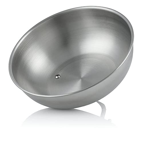 BBQ-TORO Campana para Hamburguesas | Ø 23 x 11,5 cm | Acero Inoxidable | Cubierta para Fundir Toppings | para Servir Alimentos | Tapa Cúpula Barbacoa (1)