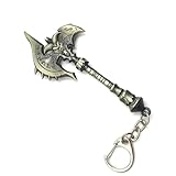 Gaweco Wow Weapon Shadowmourne Hatchet Keychain Axe Keyring Cosplay Accessories (Shadowmourne)