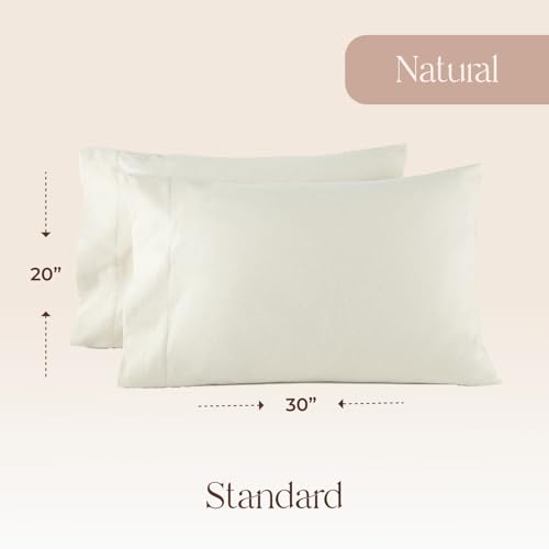 Image of Whisper Organics 100% Organic Cotton Flannel Pillowcases, Envelope Closure