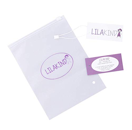 Lilakind Slaapzak, trappelzak, inbakerzak, herfst/winter, olifant, grijs, lichtblauw, sterren, maat S - Made in Germany, Grijs lichtblauw, 38 cm lang - Afbeelding 5