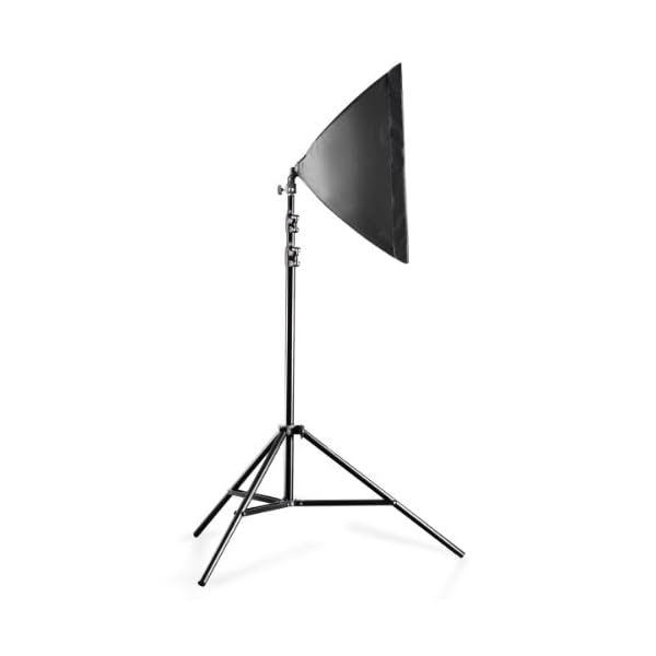 Walimex Pro Daylight 250 Studio-Dauerlicht (2er Set) & CULLMANN - 52125 - Alpha 2500 Stativ mit 3-Wege-Kopf (Auszugshöhe… – Bild 4