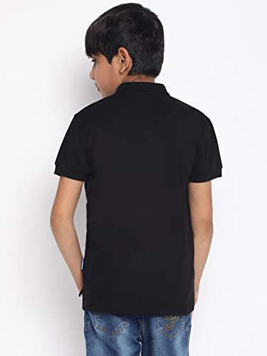 Image of Li'l Tomatoes Boys Pique Cotton Polo T-Shirt | Classic Collar & Button Placket | Soft & Breathable Summer Wear | Casual Comfort | 3-16 Years