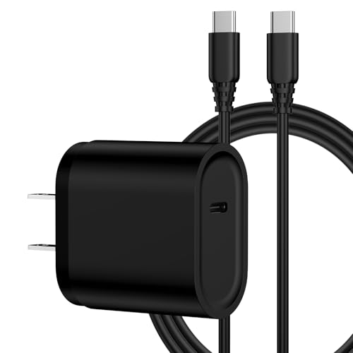 20W Fast Charger Block 6FT USB C Android Phone Charger Cord Compatible for Motorola Edge 2025/Razr+/Razr 50/G Power/G Stylus 5G/G Play/Moto G/X50 Ultra,PD 3.0 Power Adapter with Type C Charging Cable