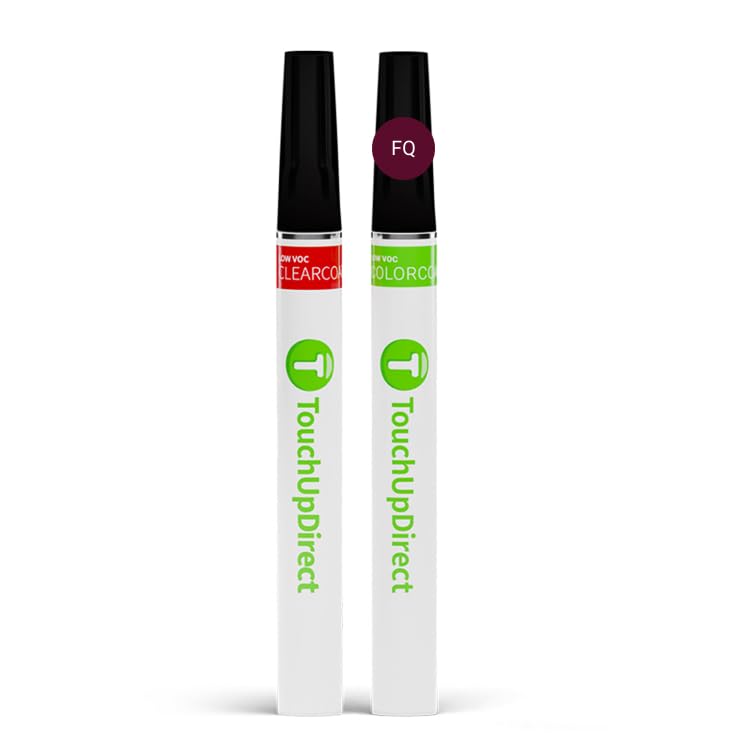 TouchUpDirect Car Paint Touch Up Brush Kit β Compatible with Ford FQ Bordeaux Reserve Metallic