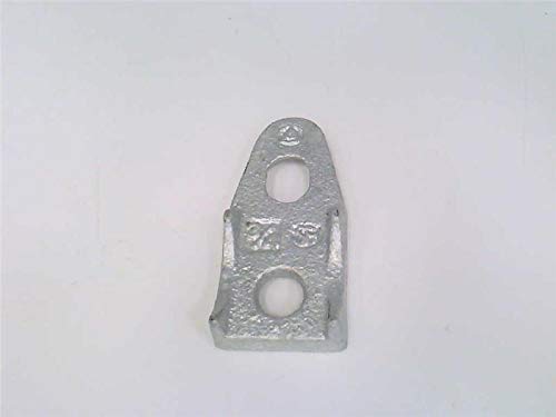 APPLETON CLB75MN 3/4IN TRADE SIZE, CLAMP BACK, GALVANIZED, MALLEABLE IRON