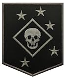 zomeby Raiders Marines Marsoc Unit Amphibious Special Operations Embroidery Patch Military Patches Tactical Emblem Applique Embroidered Patch Badges Applique for Jeans Jackets Hats Jackets Vests