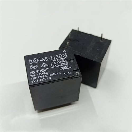 Relé BRF-SS-112DM 12VDC con capacidad de 17A para alta conmutación segura y eficiente