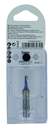 Tivoly XT60642067831 Straight Router Bits, Blue, diameter 3mm - Image 2