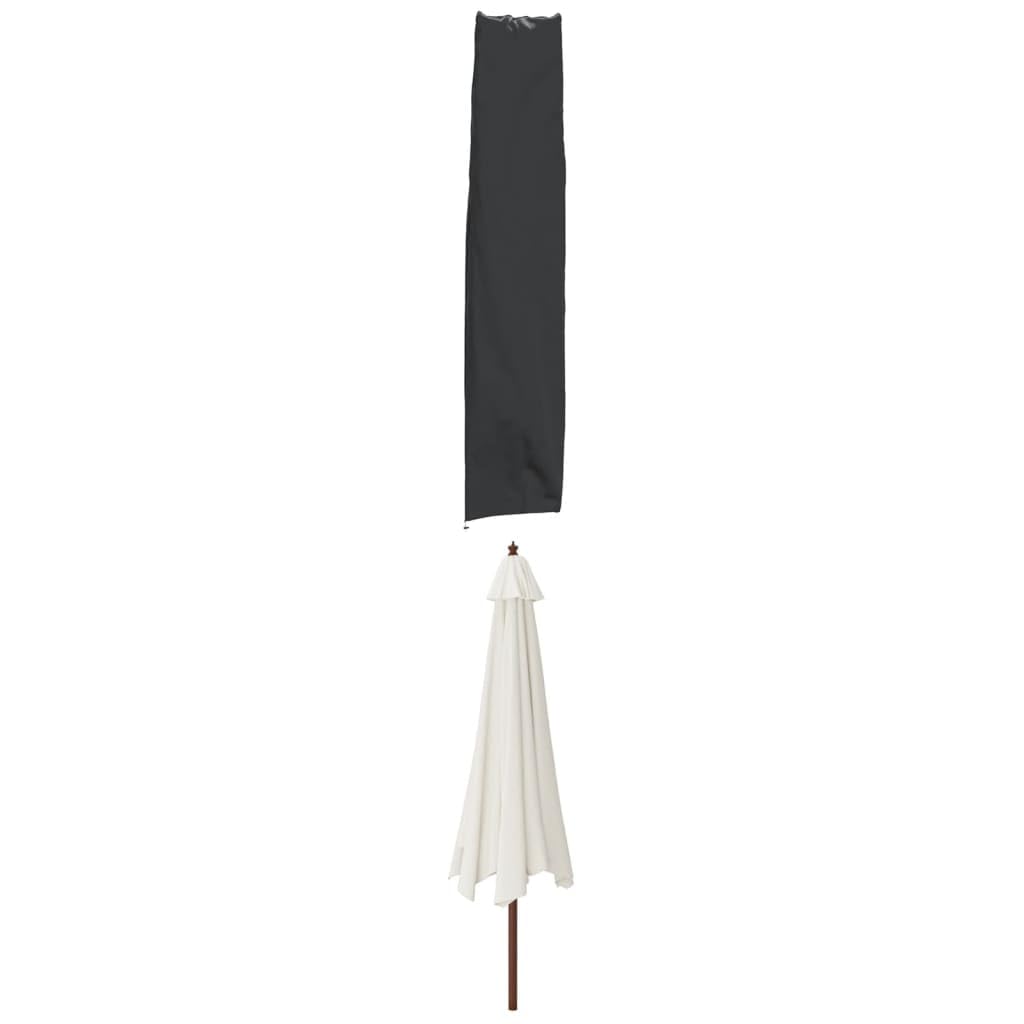 Mobile-Giardino Ombrellone Copertura Nero 136x25/23,5 cm 420D Oxford
