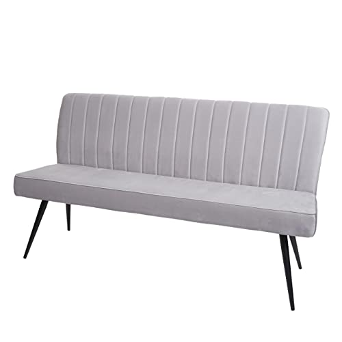 Hwc-K16 - Banco De Comedor 160 Cm , Color Gris Claro Hwc-K16 - Banco De Comedor 160 Cm , Color Gris Claro