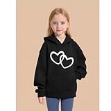 Hoodies For Girls Age 13-14 Years Hooded Sweatshirts Casual Loose Oversized Jumper Printed Stylish Tops Jackets School Wear Birthday Gifts - Image 6