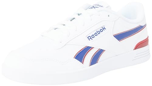 Reebok Tenis Unisex Court Advance ClipSneaker, FTWR White Classic Cobalt Flash Red, 39 EU