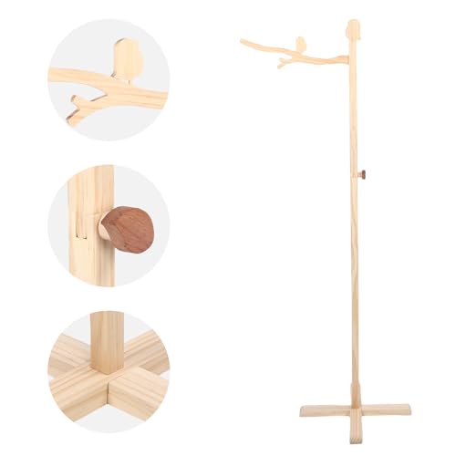 Support de berceau debout en bois résistant pour suspendre les jouets - 3