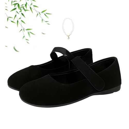 Dritnow Shoes, Womens Comfy Flat Shoes Comfortable Round Toe Mary Jane Flats for Women Lightweight Breathable for Women