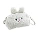 Produktbild Mekta Damen Geldbörse, Plüsch Hase Messenger Bag Cartoon Kaninchen Schultertasche süße Handytasche