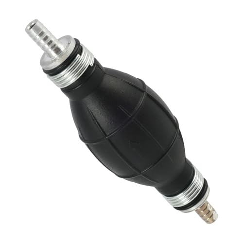 Poire d'Amorcage Carburant 8 mm, Pompe à Carburant Manuelle pour Essence, Diesel, Gasoil, Pompe Amorceur à Valve Unidirectionnelle, Pompe Manuelle de Transfert de Fluide pour Voitures