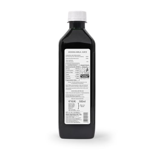 Image of Axiom Arjuna Amla Juice 500ml | Natural Source of Calcium | Controls Blood Pressure | Control Cholesterol Level | No Added Sugar | 100% Natural WHO GMP Certified