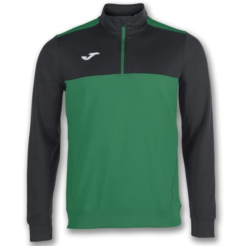 Joma Winner Sudadera, Hombre, Verde/Negro, L