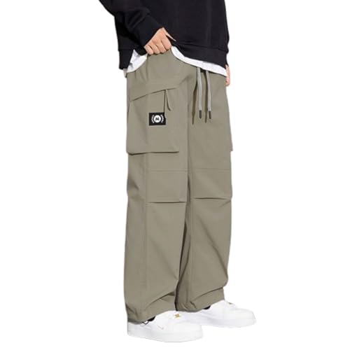 Image of Lymio Cargo for Men || Cotton Cargo Pant || Drawstring Waist Pant (Also Available in Plus Sizes) (149-152)