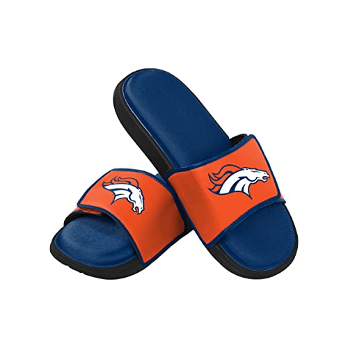 FOCO Denver Broncos NFL Mens Foam Sport Slide - S