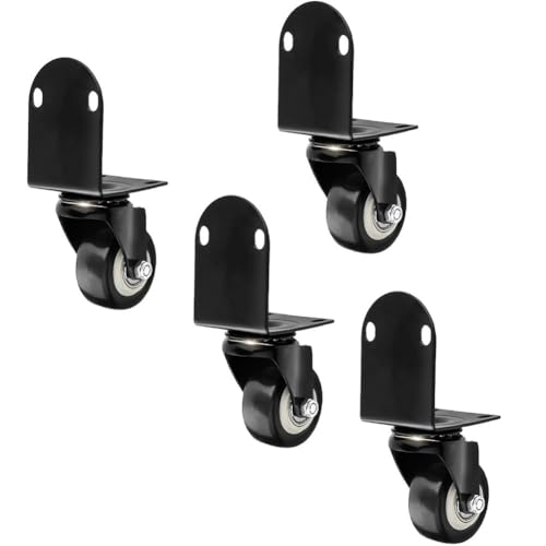 Roulettes pivotantes silencieuses charge 50kg roues en polyuréthane robustes