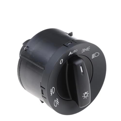 Interruptor de faros con perilla de atenuación para control de luces de coche 4