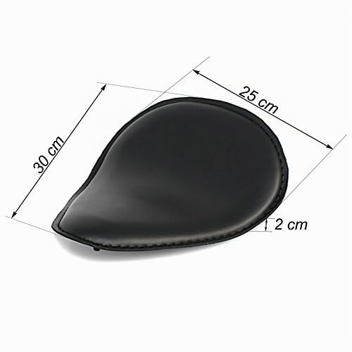 Selle Solo à Ressort Yamaha XV 125 Virago Craftride FL avec Plaque de Base