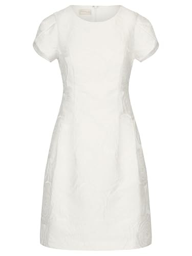 Robe jacquard courte pour femme chic et moderne