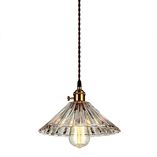 Chandelier suspendu en verre luminaire moderne vintage farmhouse pour plafond