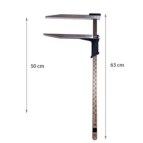 Messkluppe Waldfix, 50 cm, cm-Teilung, geeicht