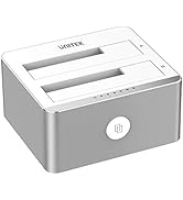 Unitek Aluminum USB 3.0 to SATA Dual Bay External Hard Drive Docking Station with UASP for 2.5 / ...