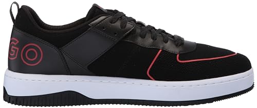 Image of Hugo Mens Back Logo Lace Up Sneakers