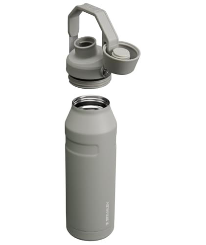 Image of Stanley IceFlow Fast Flow Water Bottle 50 oz | Angled Spout Lid | Lightweight and Leakproof for Travel and Sports | Insulated Stainless Steel | BPA-Free | Ash
