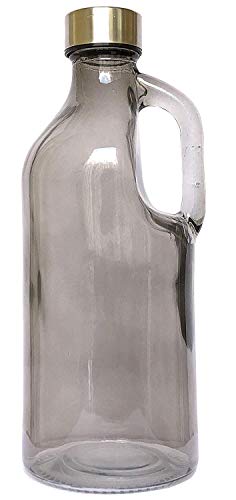 Image of Glass Water Bottle for Fridge with Handle 1000 ml(Random Color) (2)