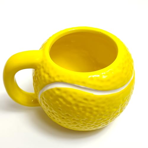 Clarke - Tennis Ball Shape Ceramic Coffee Tea Mug-SportCup