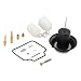 GOOFIT 30mm Carburetor Repair Kits for Honda Helix CN250 Elite CH250 Baja Roketa Hammerhead 250 Water-cooled 250cc ATV Scooter