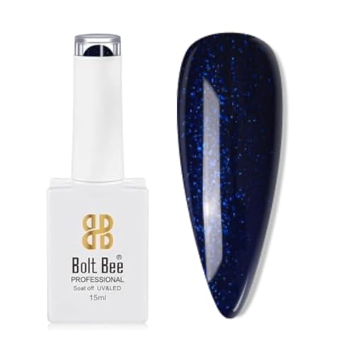 Image of Bolt Bee Galaxy Universe Color Gel Nail Polish Soak Off UV Gel DIY at Home Manicure Salon Nail Art (58, 15ml)