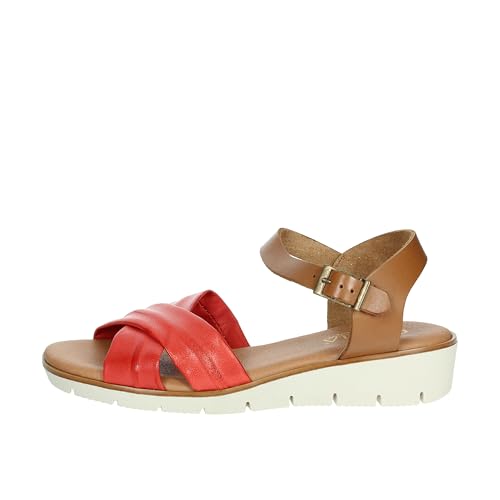 Sandales rouges Cinzia Soft EL1601614, parfaites pour vos promenades d'été